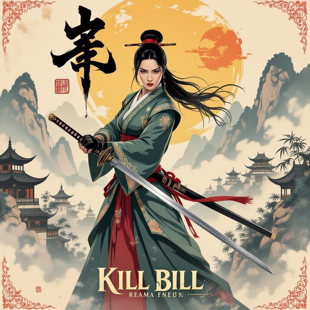 Kill Bill Reimagined: 19th Century China Warrior