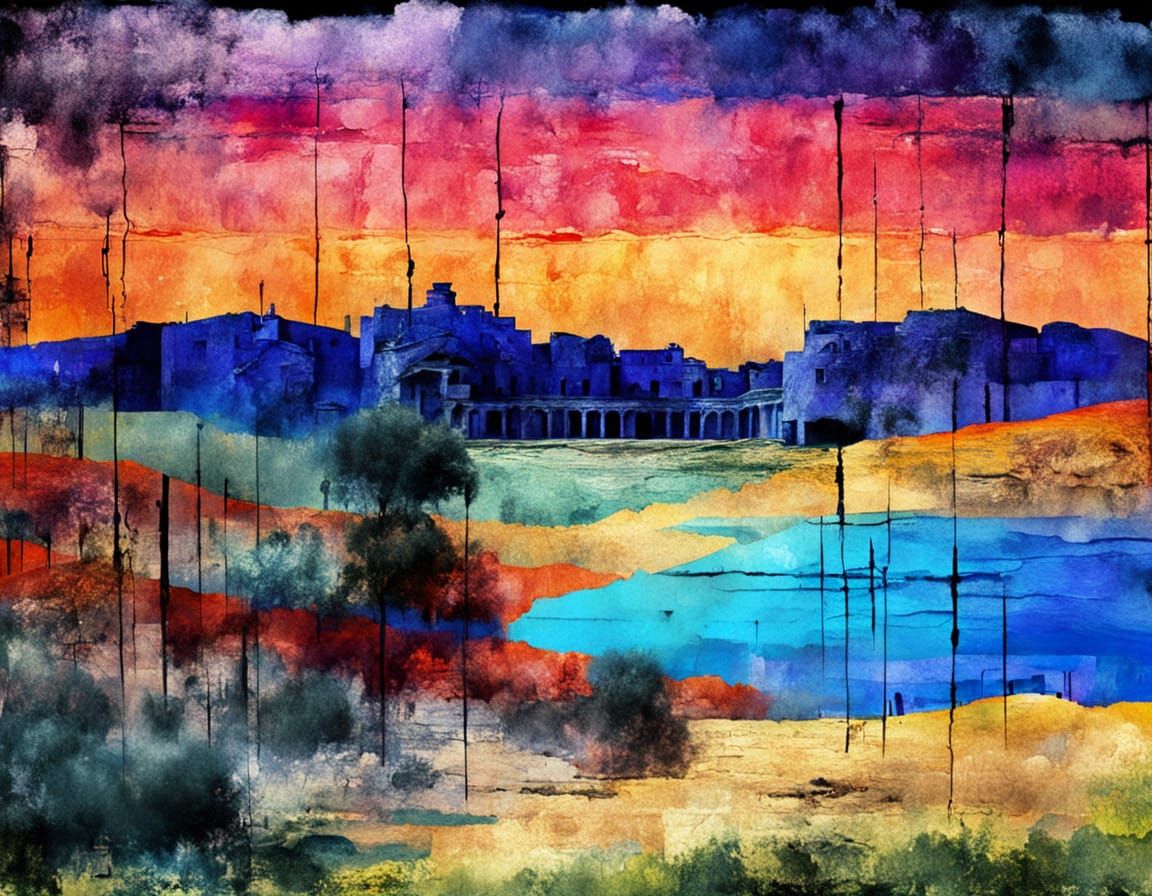 Ancient Roman landscape