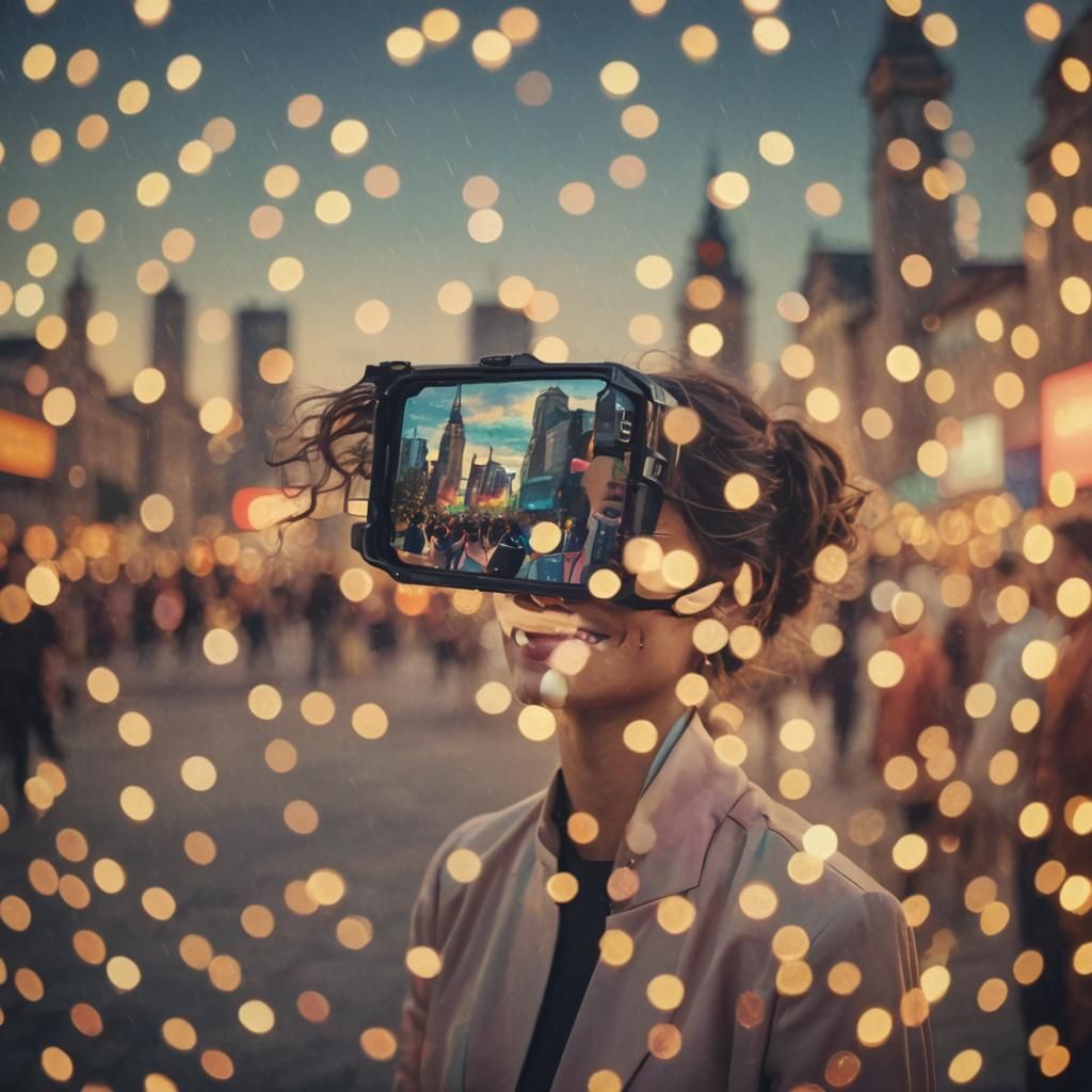 Smiling Ambassador in Corporate Surrealism Style