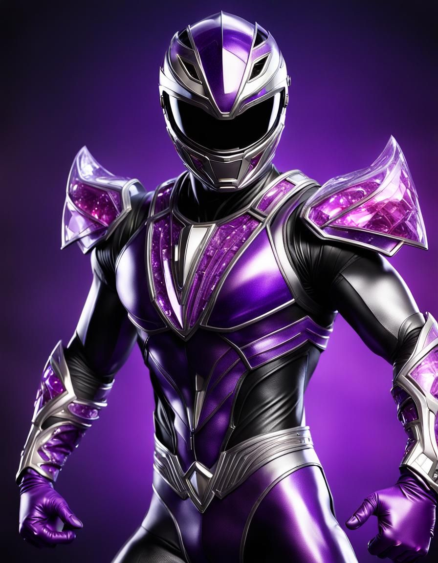 Fractal Power Ranger in Crystal Glass Outfit