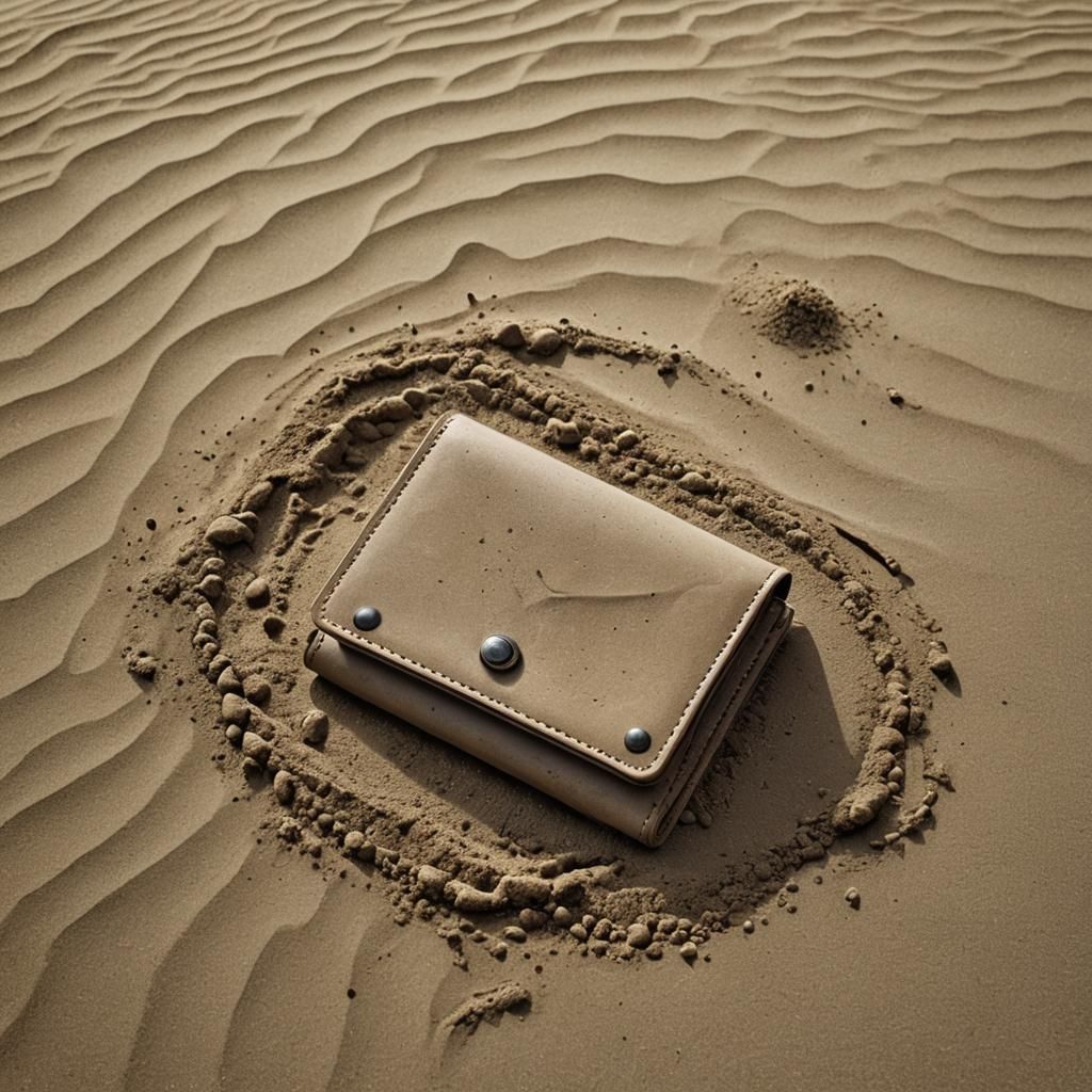 Sinister Sand-Filled Wallet