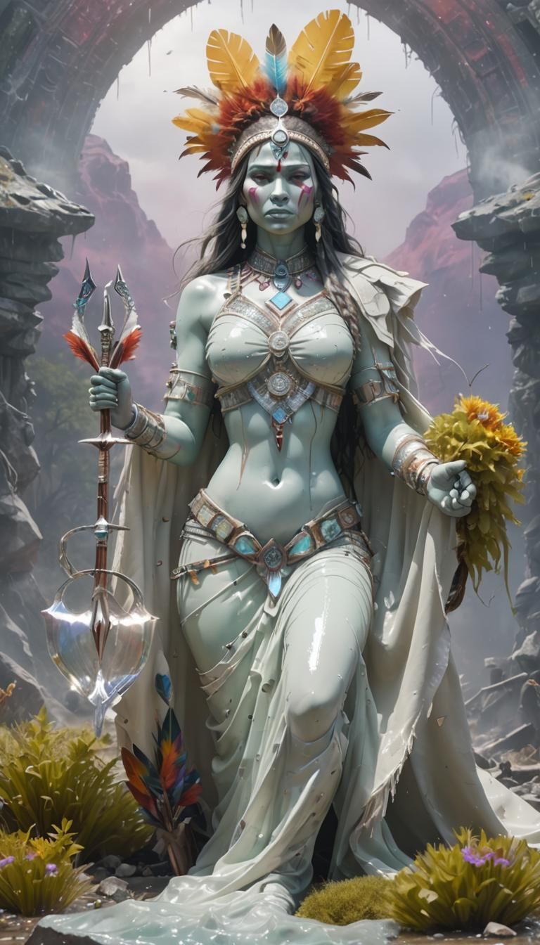 Glass Goddess of Post-Apocalyptic Prairies