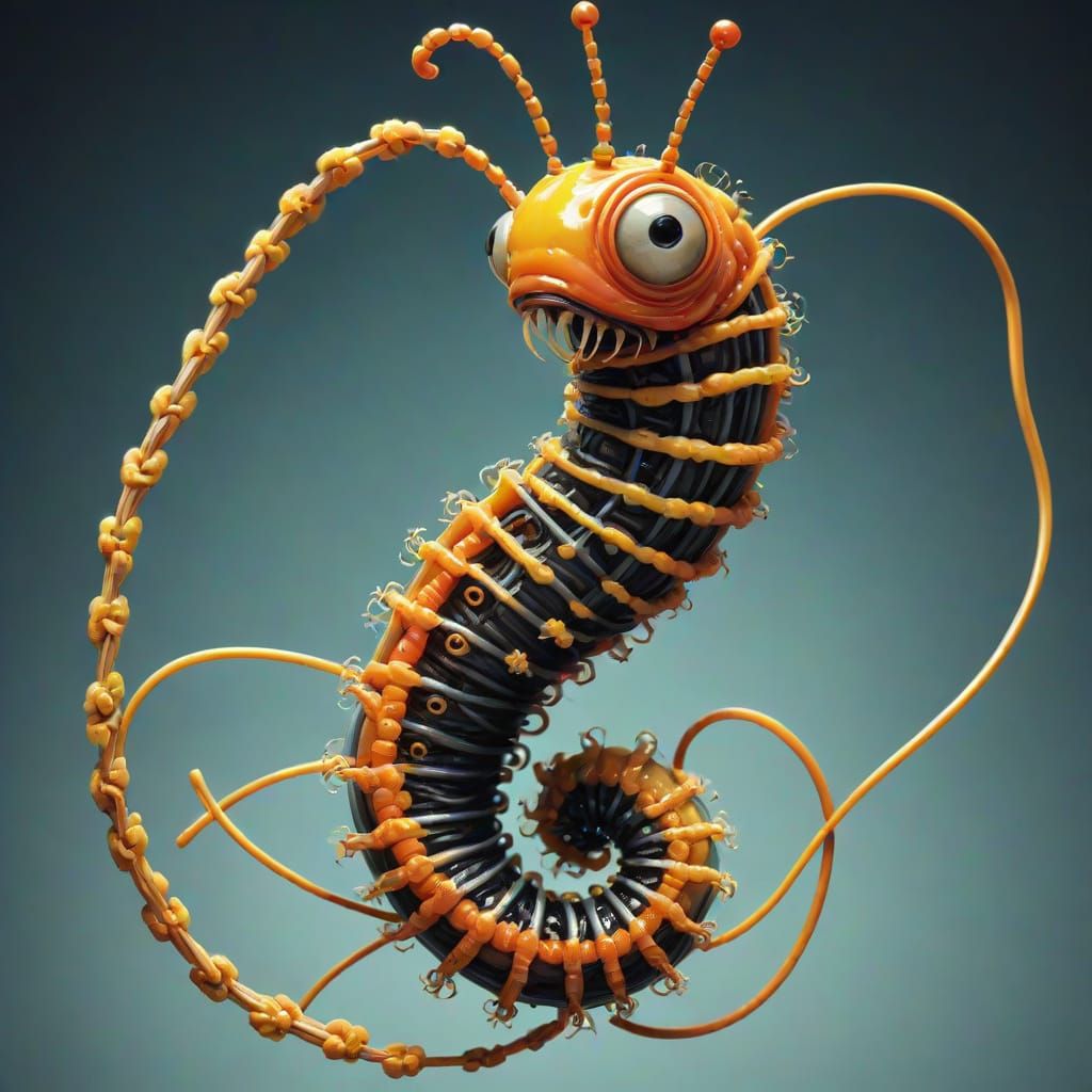 Wired Larva: A Twisted Creation