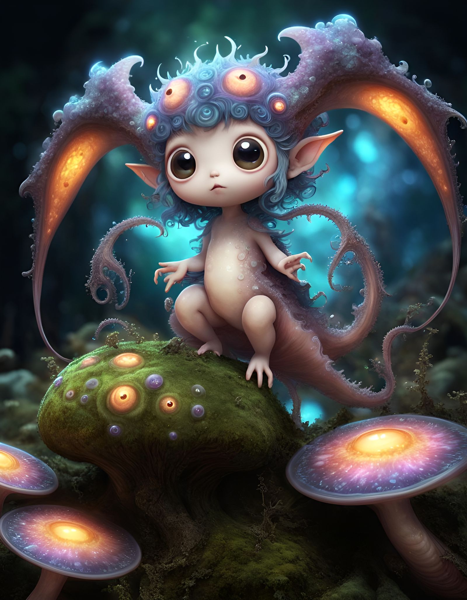 Eldritch Fairy: An Anime Pop-Surrealism Hybrid