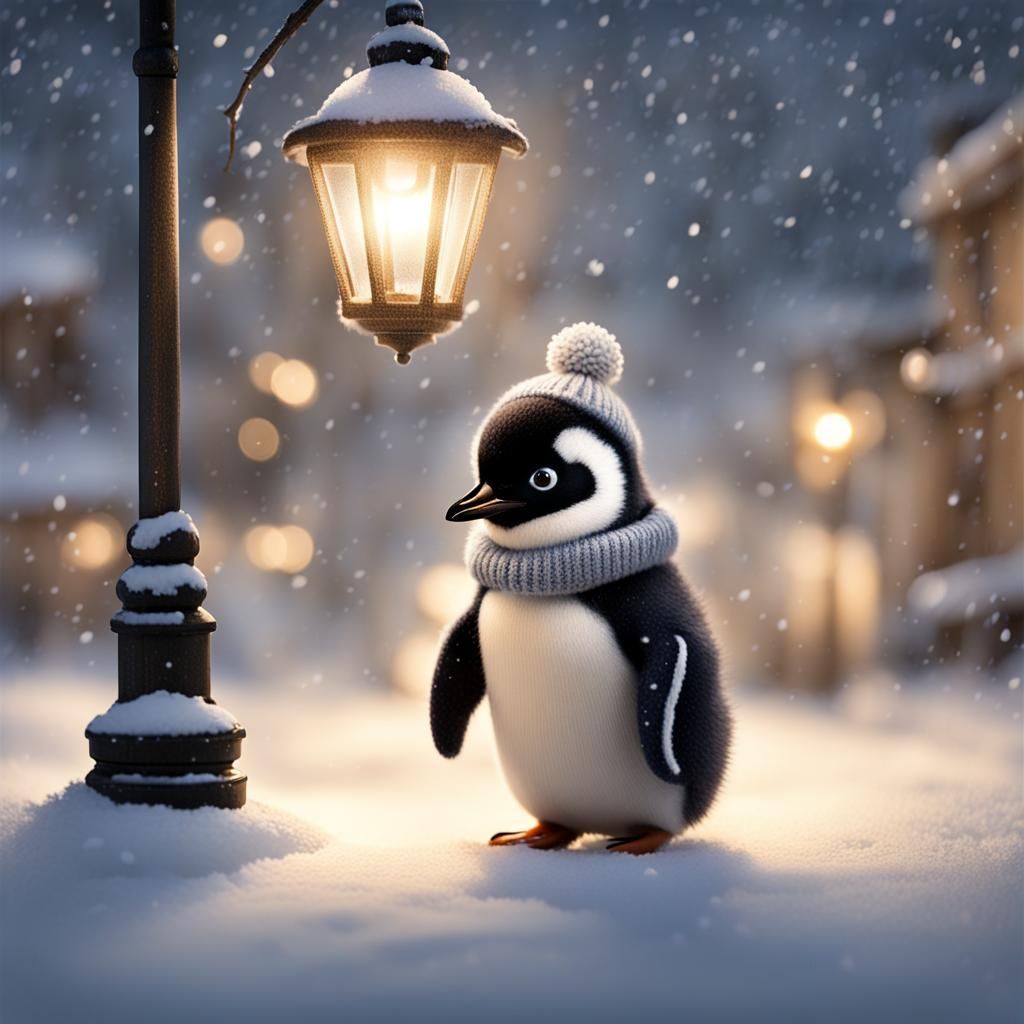 Penguin in Winter Wonderland: Concept Art