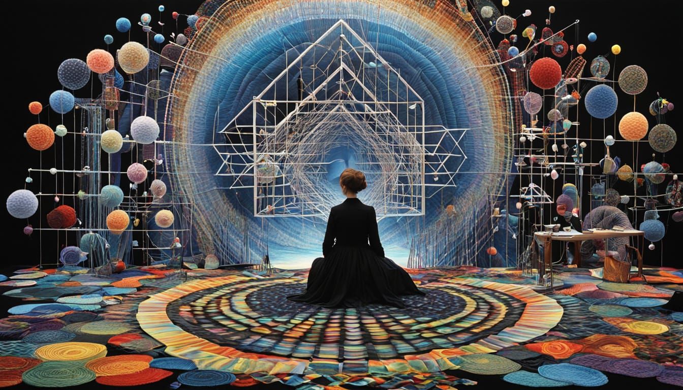 Op-Art Reality Tailors Stitching Dimensional Fabrics