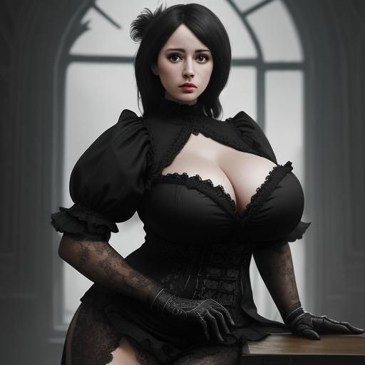 Hyperrealistic Bird Woman Portrait in HDR