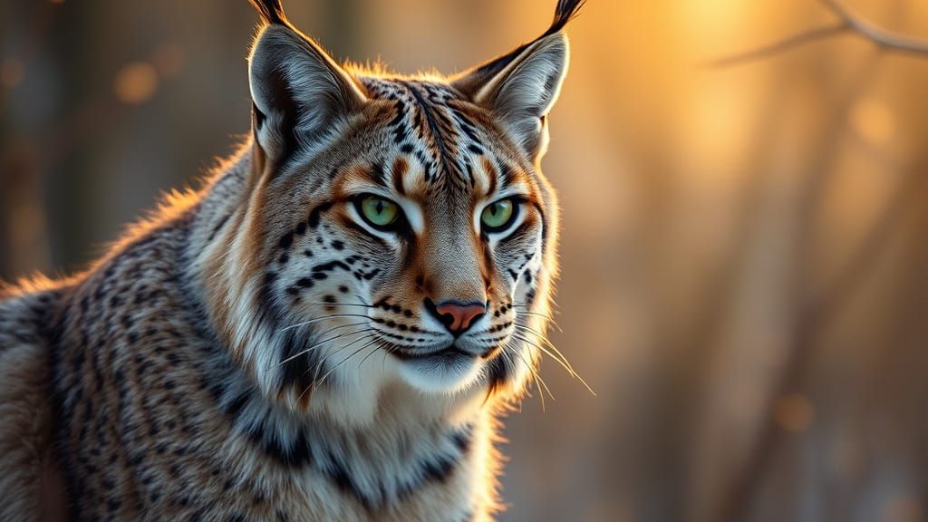 Majestic Lynx in Boreal Forest