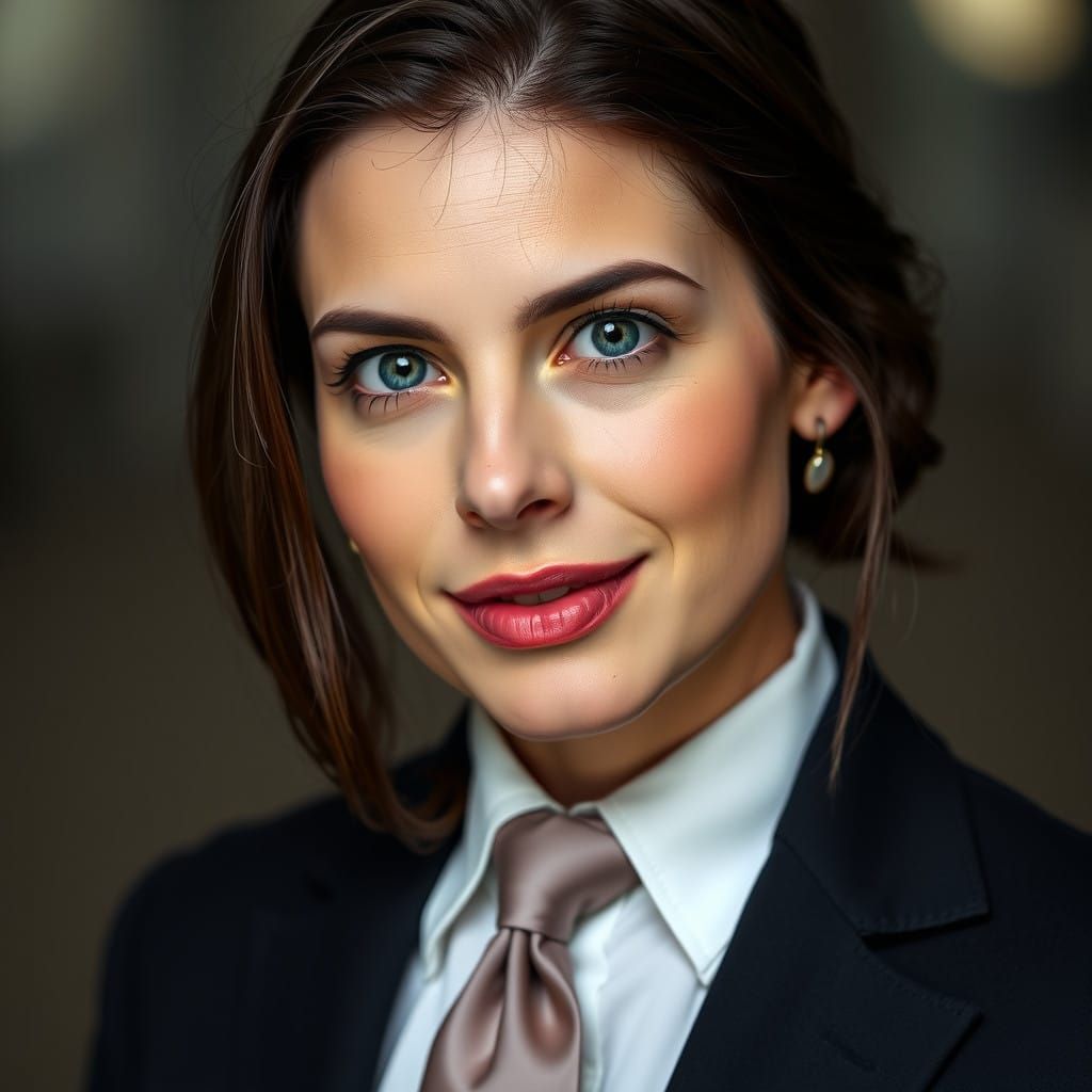 Sharp Business Professional in British Suit