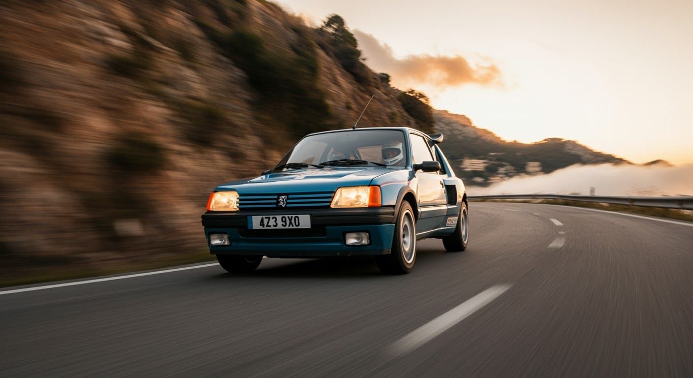 Peugeot 205 Turbo 16 Races in Monte-Carlo Rally