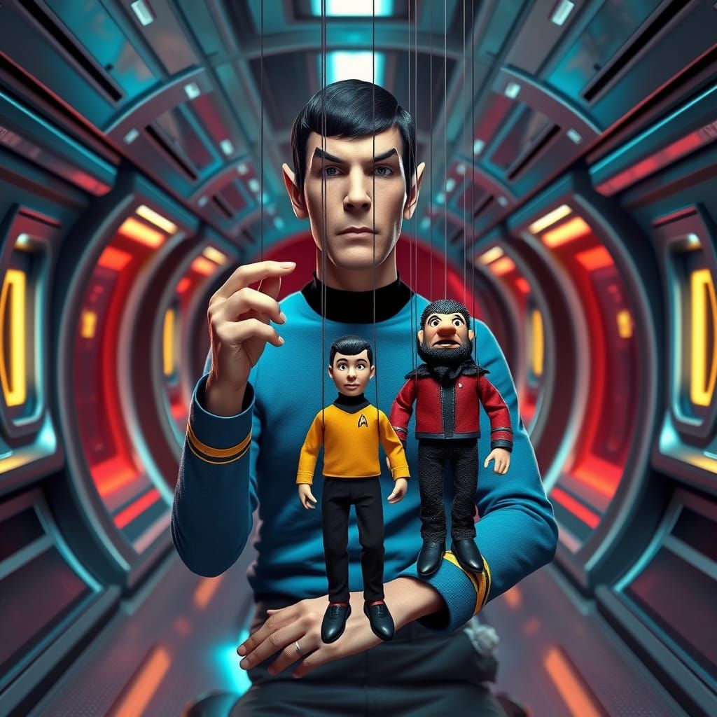 Spock Conducts a Muppet Marionette Orchestra in Futuristic U...