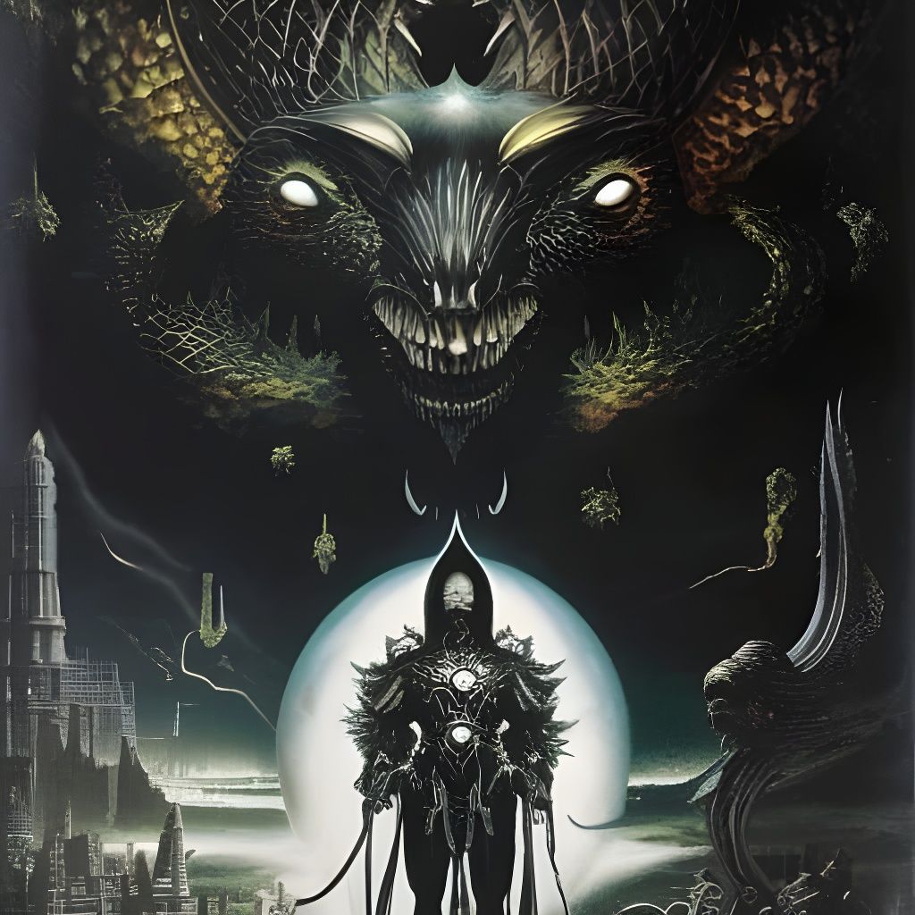 Horror Creature Emerges From The Darkness