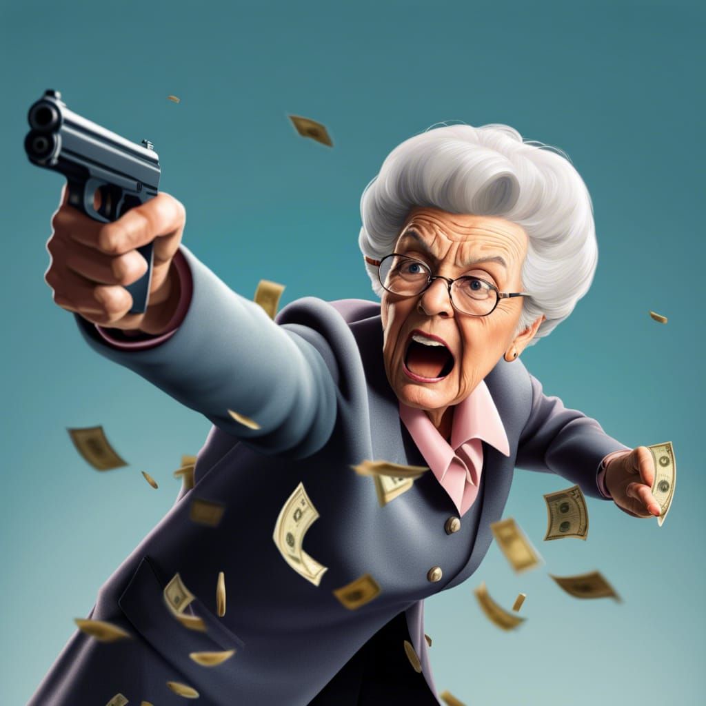 Octogenarian Bank Heist: Woman in Charge
