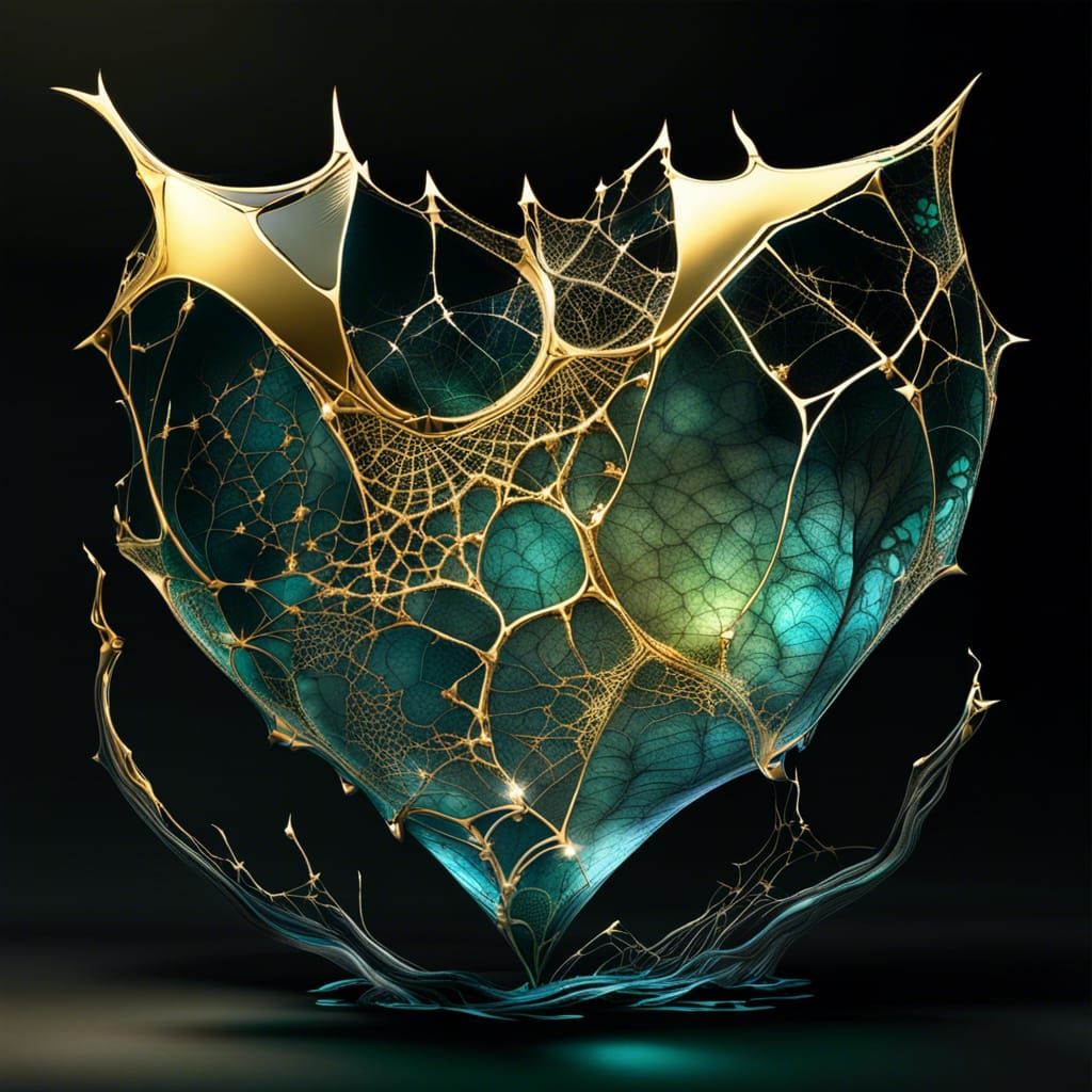 Cracked Glass Dragon Egg in Magical Forest