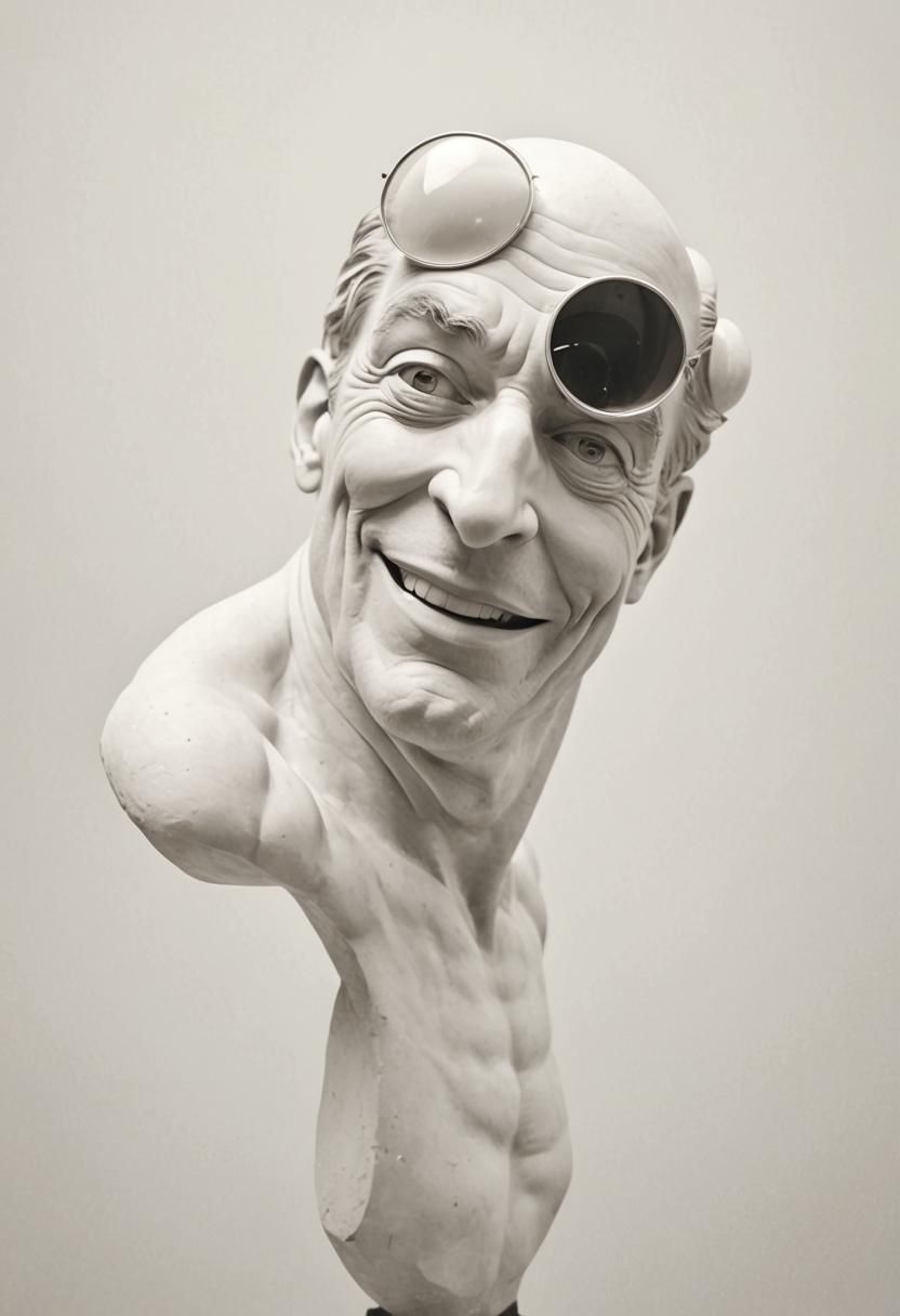Art History Characters Party in Hyperrealism
