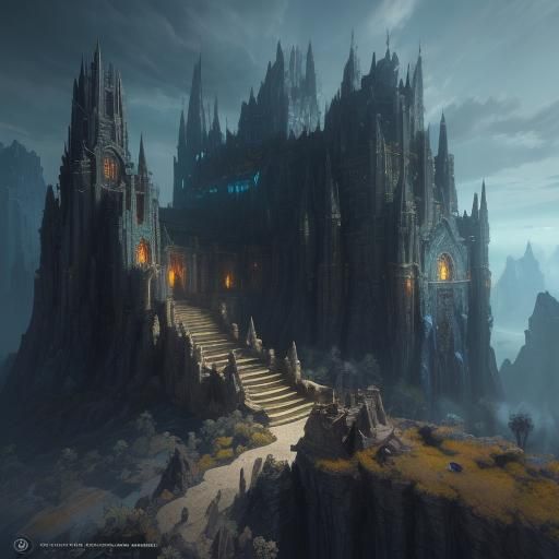 Detailed Dragon Ball Z Fantasy Concept Art