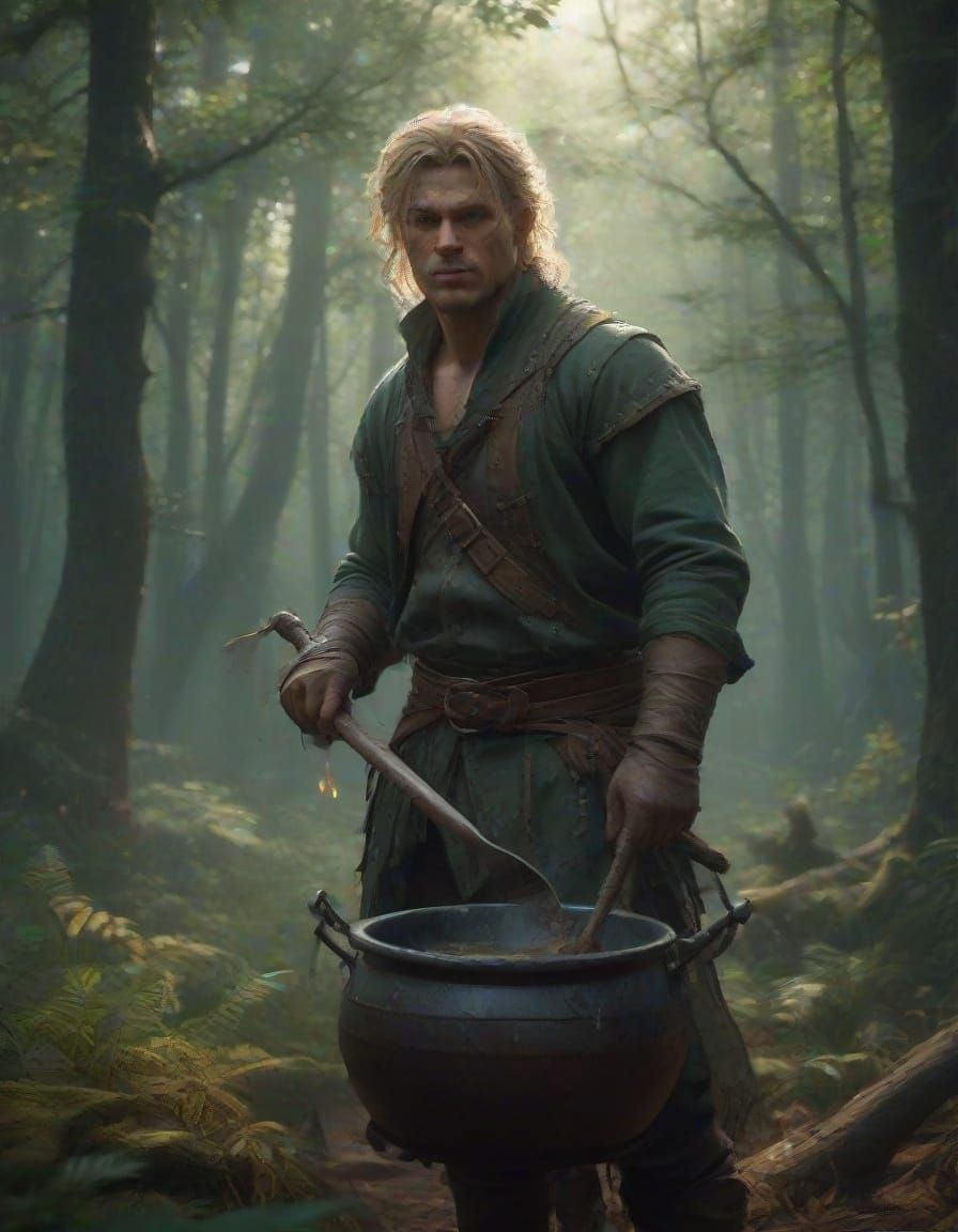 Medieval Outlaw in Emerald Woods