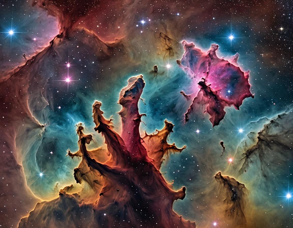 Fantastic Nebula Resembling Horsehead Nebula in Orion