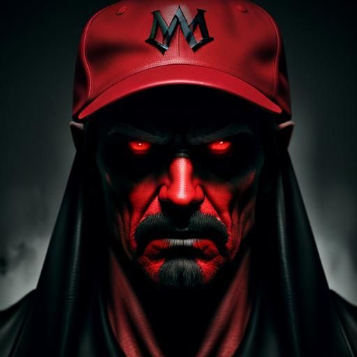 Ominous Portrait of a Villain in Dark Fantasy Style