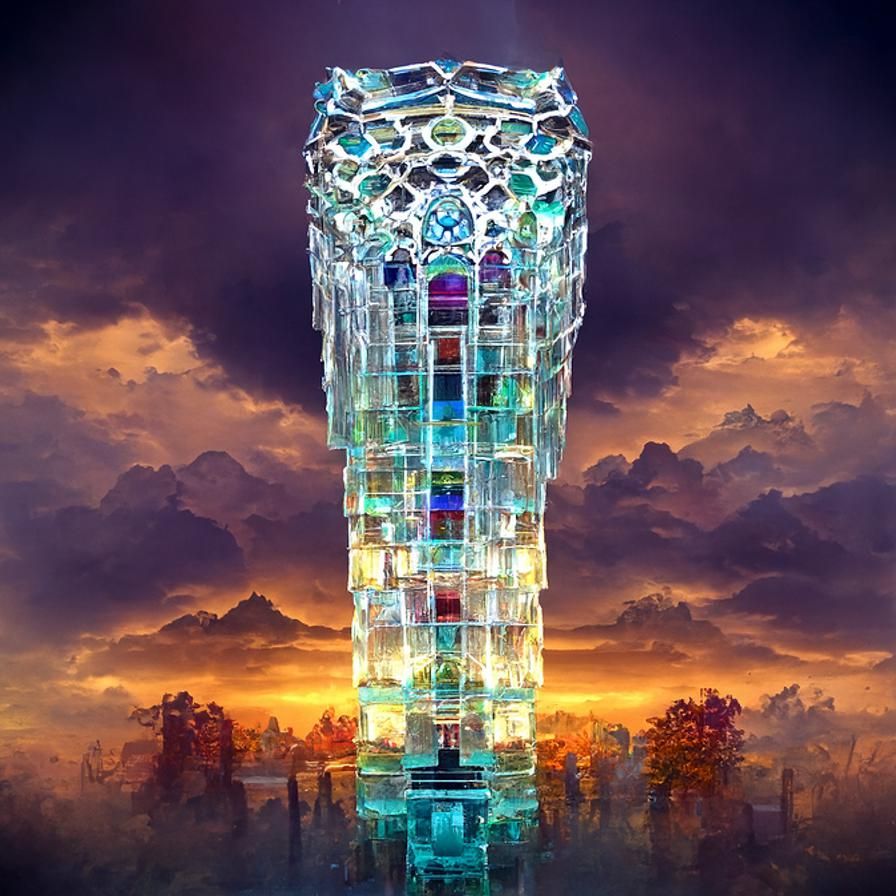 Gorgeous Crystal Tower: A Geometric Masterpiece
