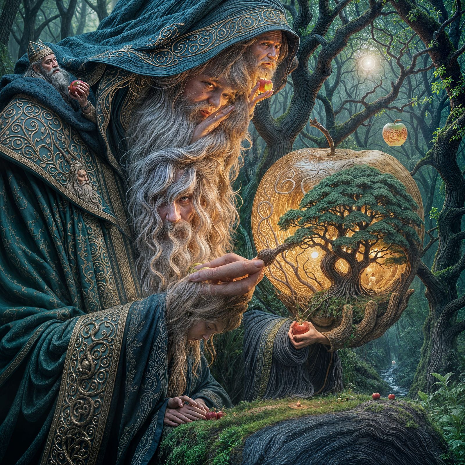 Atmospheric Realism Wizard Crafts Miniature Cosmos