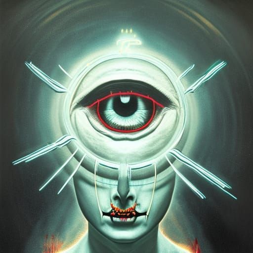 Occult Horror Concept Art: The Third Eye