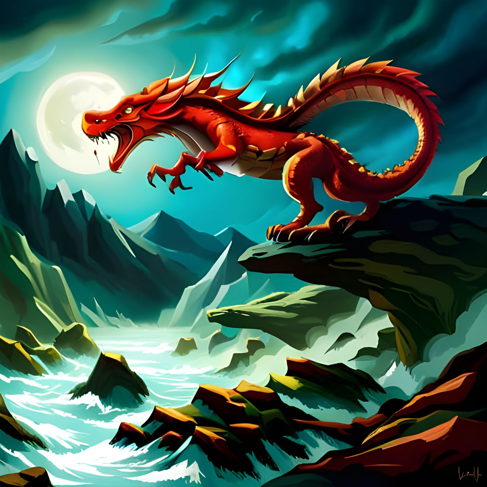 Elemental Dragons of the Four Seasons