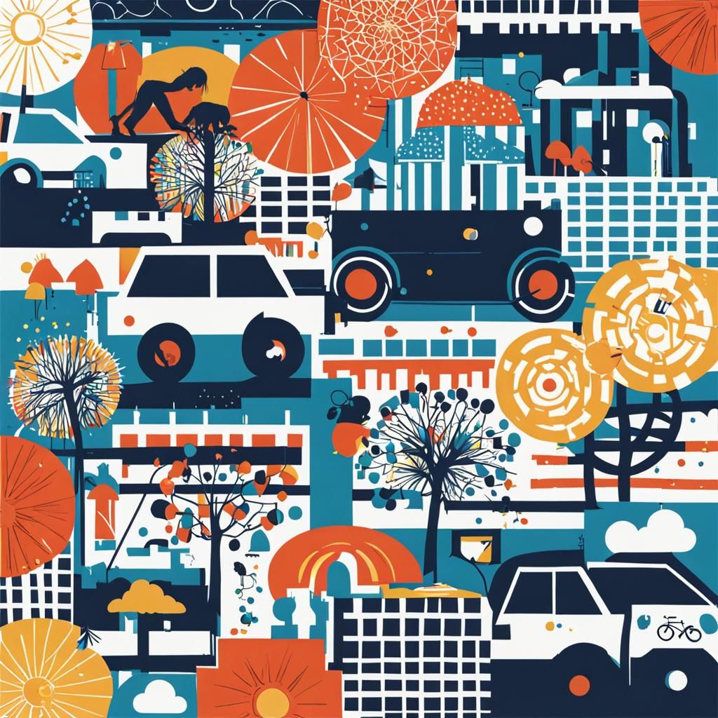 Abstract AI Rendition of 'These Things Happen'