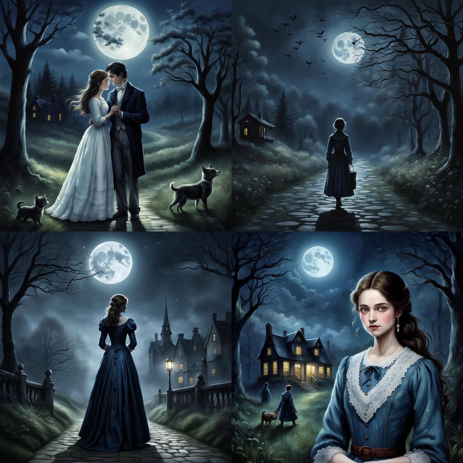 Moonlit Bargain: A Noir Silhouette