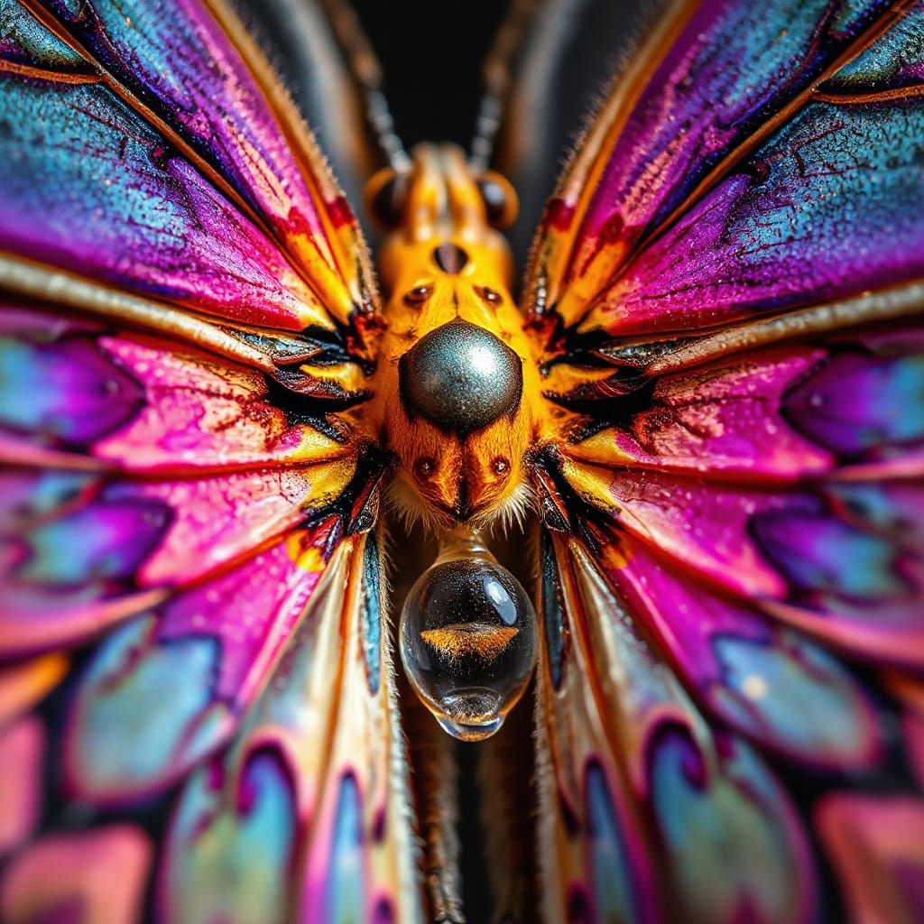 The pattern of butterfly wings