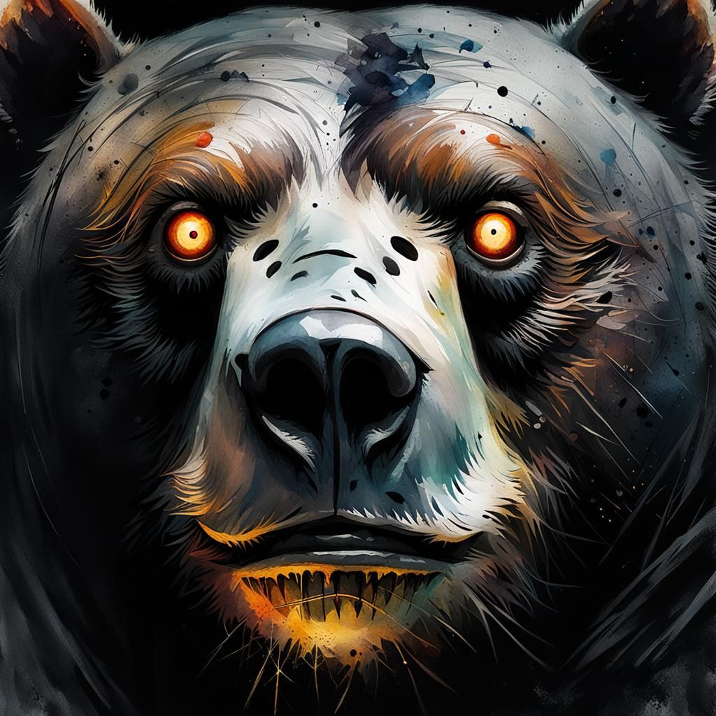 Robotic Bear Assassin in Volcanic Hyperspace