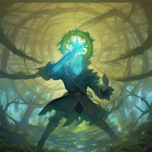 Heroic Link in Mystical Forest: Anime Key Visual
