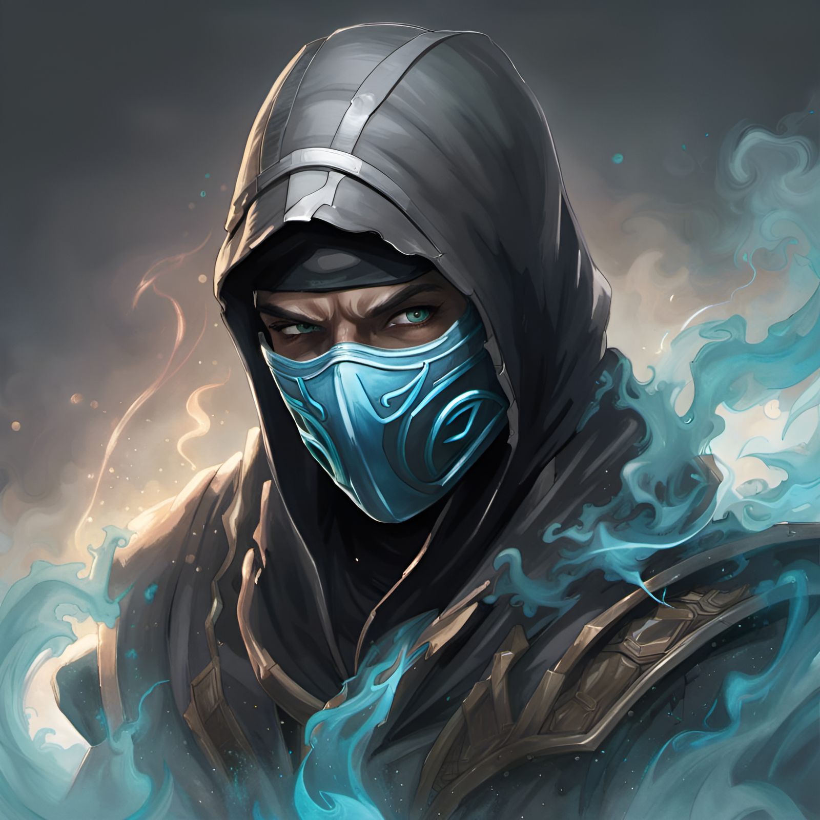 Masked bioluminous Grey