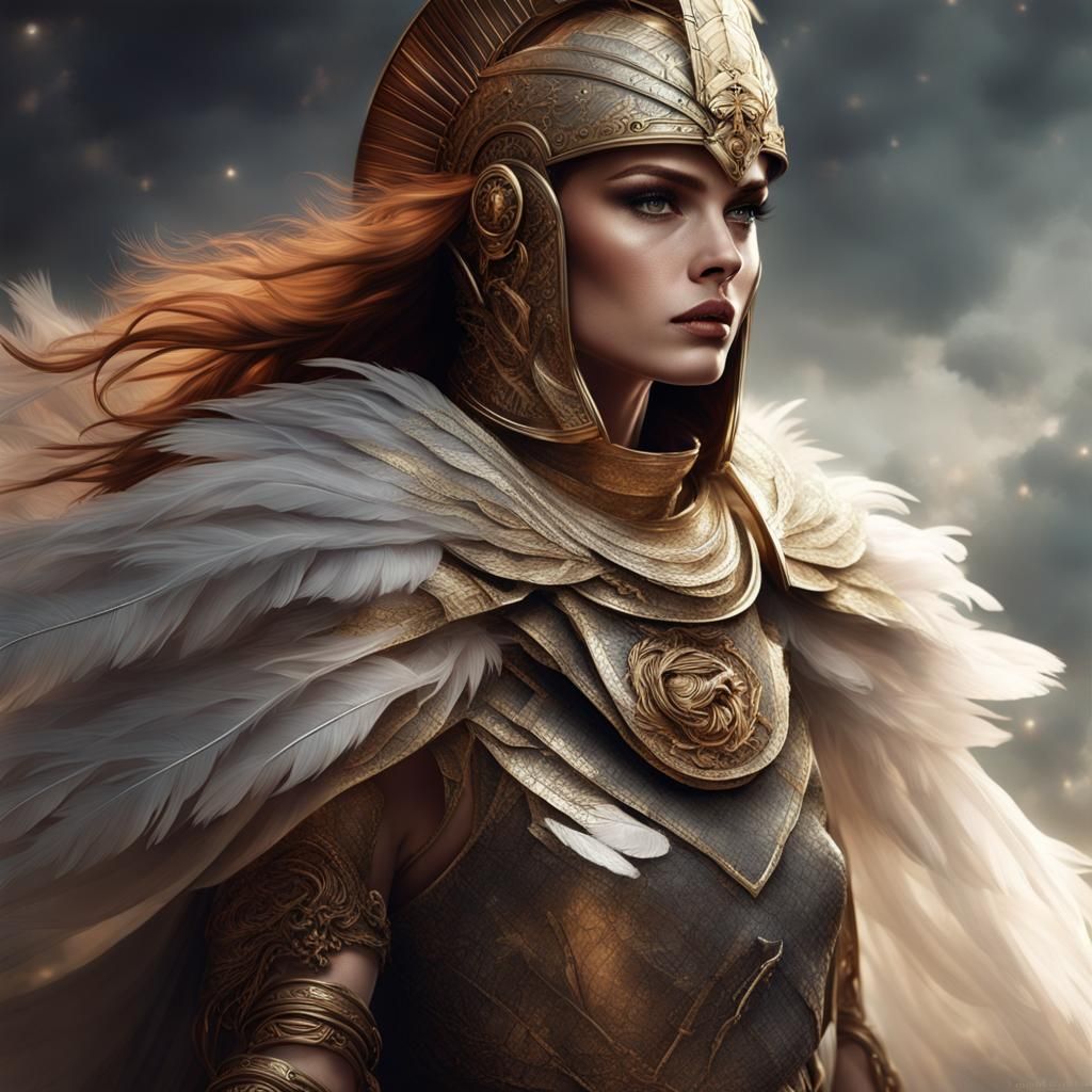 Alexina Graham as Warrior Queen by Rutkowski