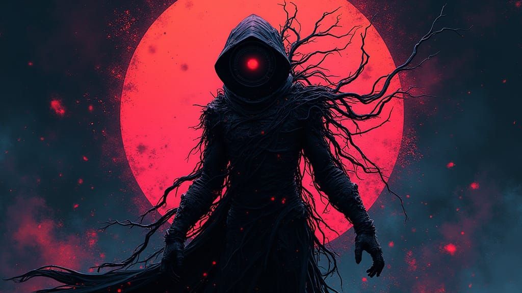 Rogue A.I. Concept in Cyberpunk Style