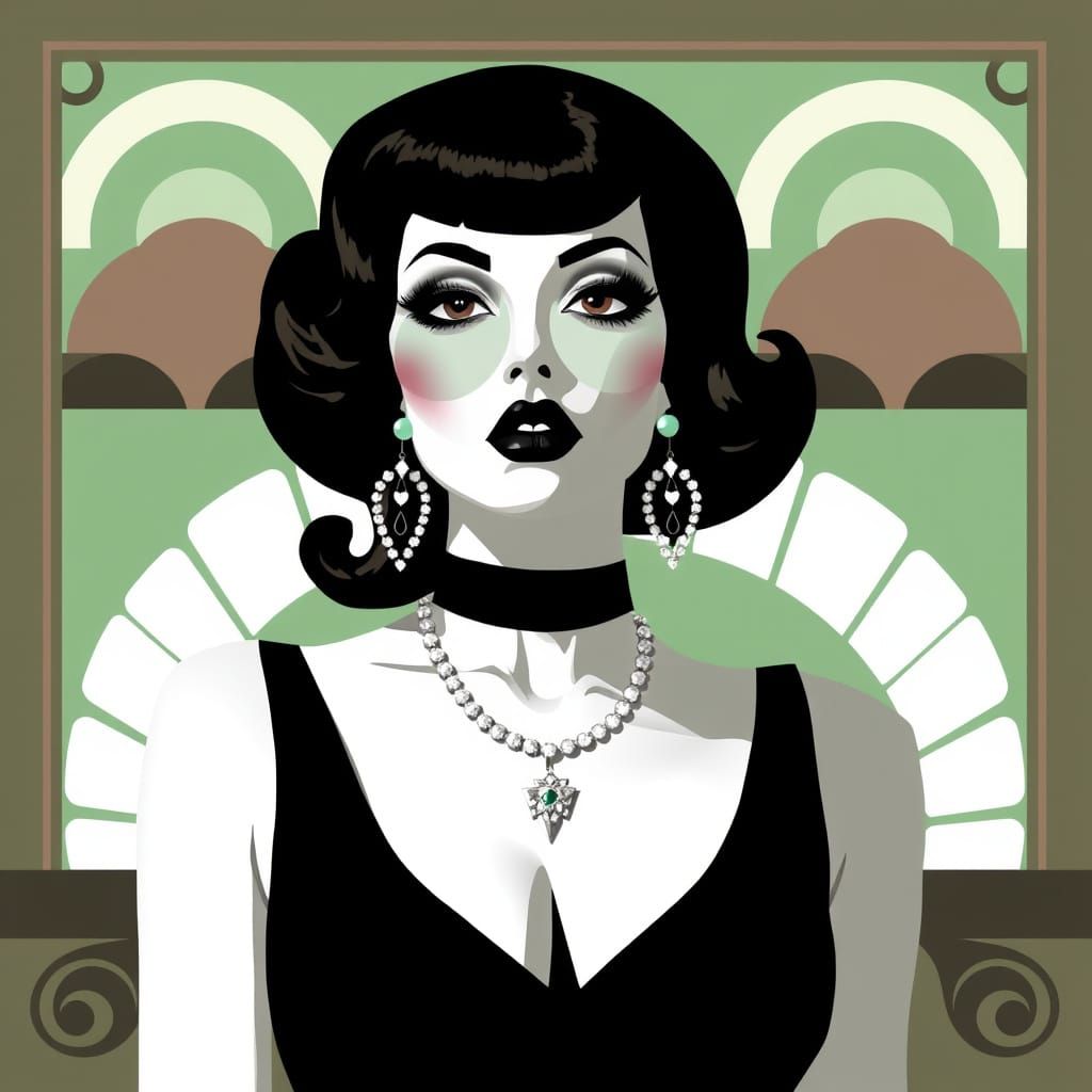 art-deco-inspired femboyism.