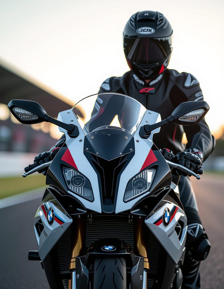 BMW S1000RR Front Fairing in Hyper-Realistic Detail