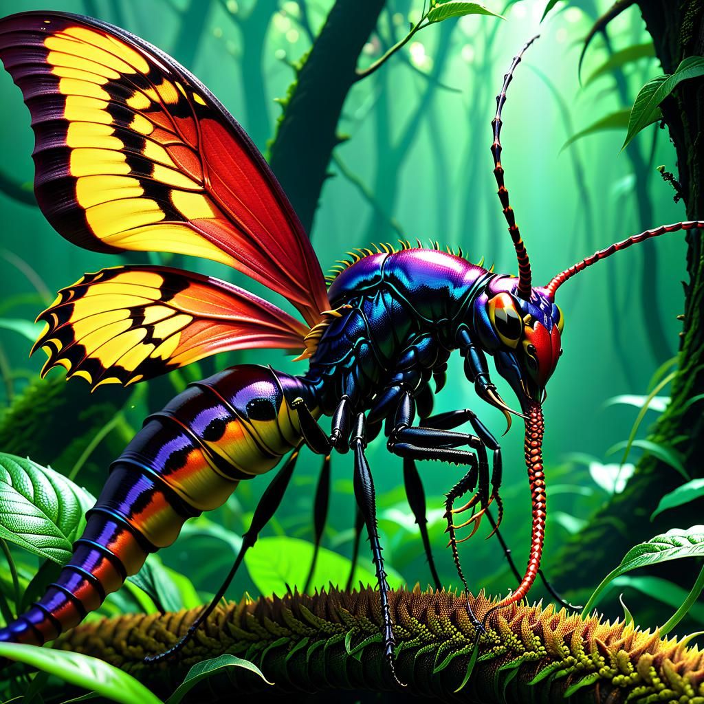 Mythical Fiasp Creature in Hyperdetailed Unreal Engine Art