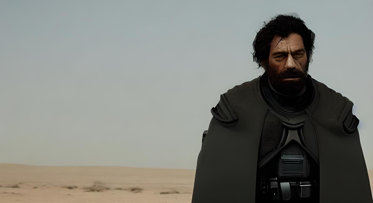 Javier Bardem Sci-Fi Desert Scene
