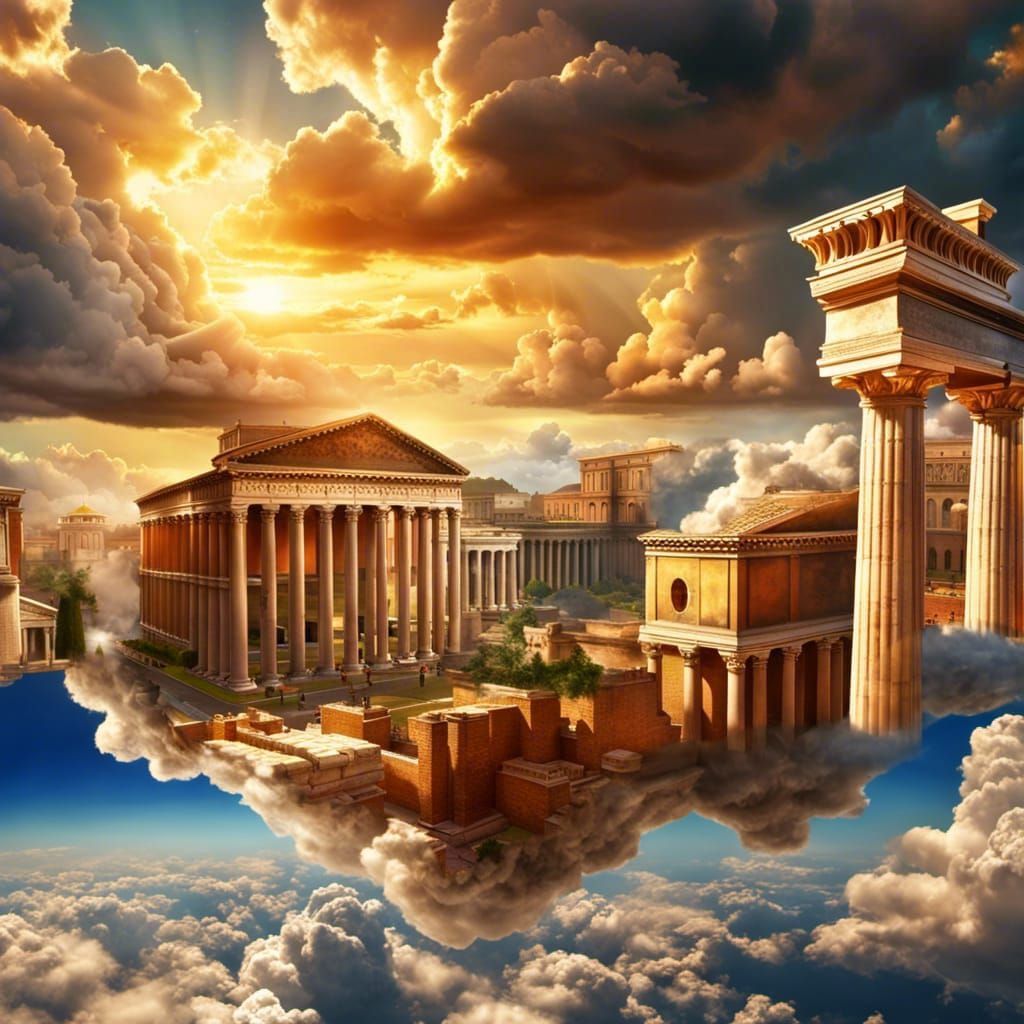 Surreal Cumulonimbus Clouds in Hyperrealistic Detail