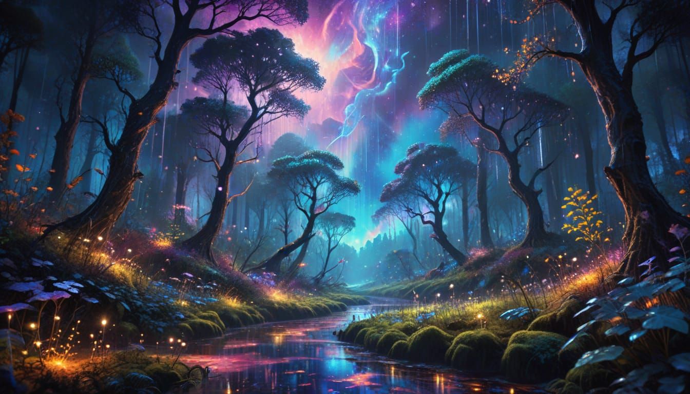 fantasy cosmic rain
