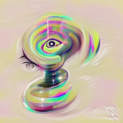Abstract Hypnotic Spiral Design