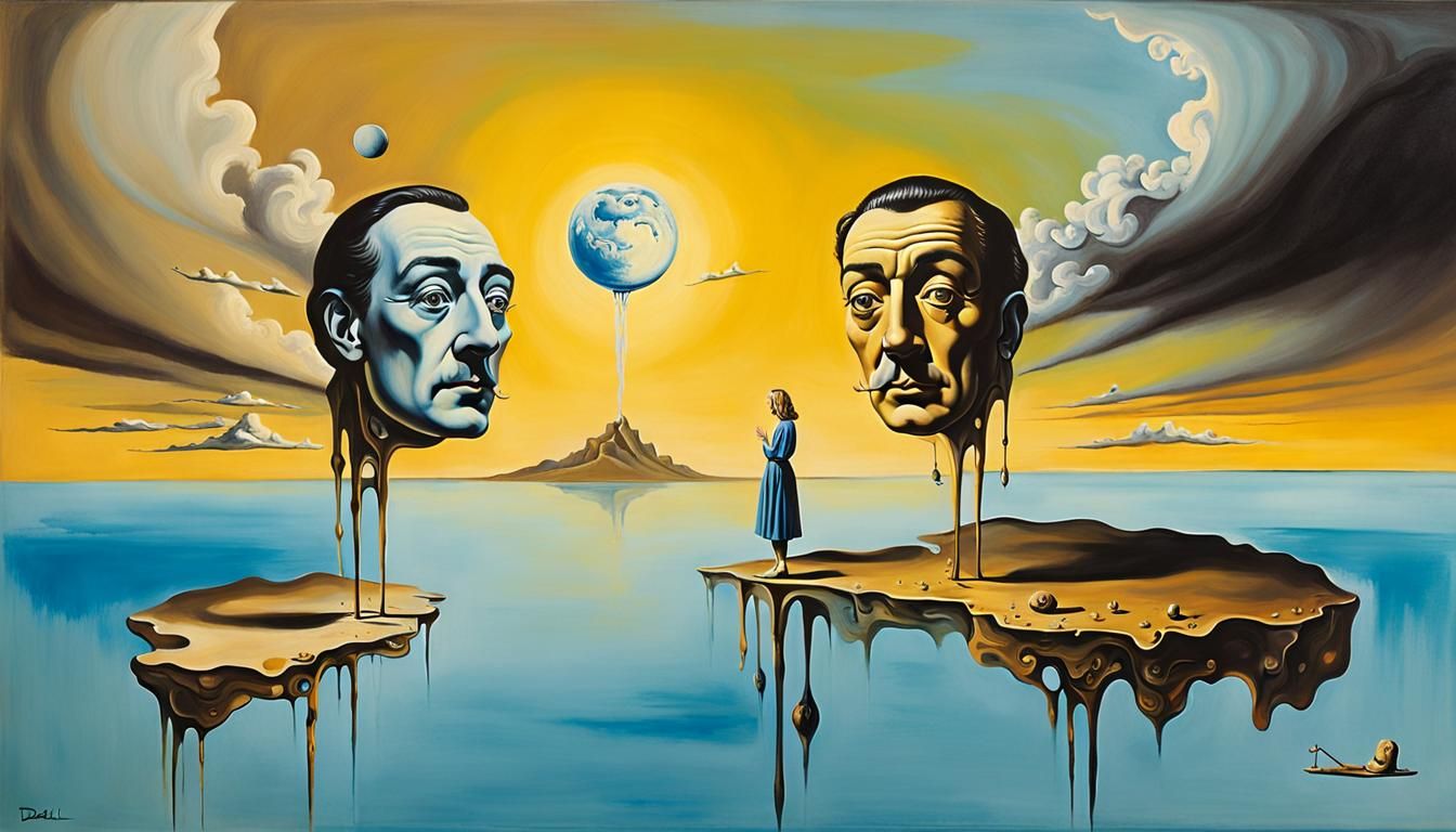 Surreal Melting Clock Inspired by Salvador Dali