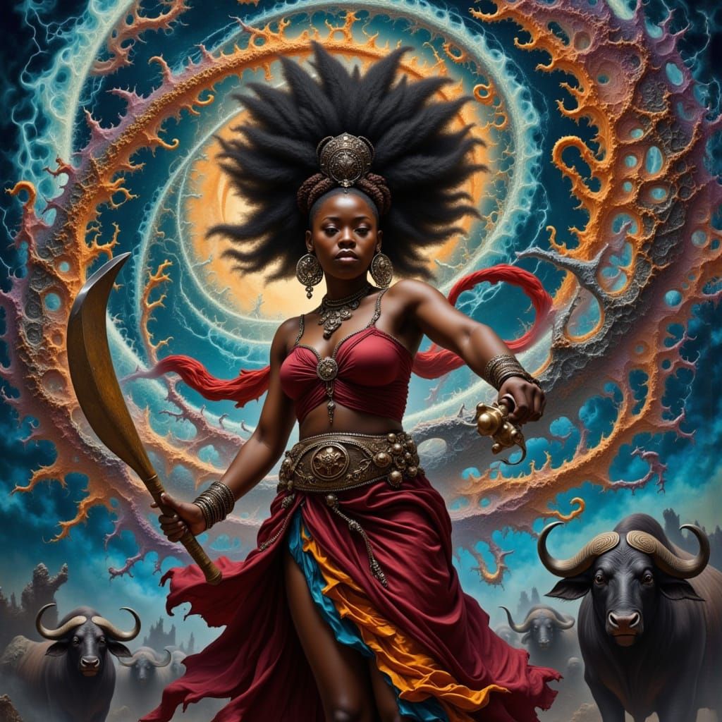 Storm Goddess Oya in a Fractal Universe