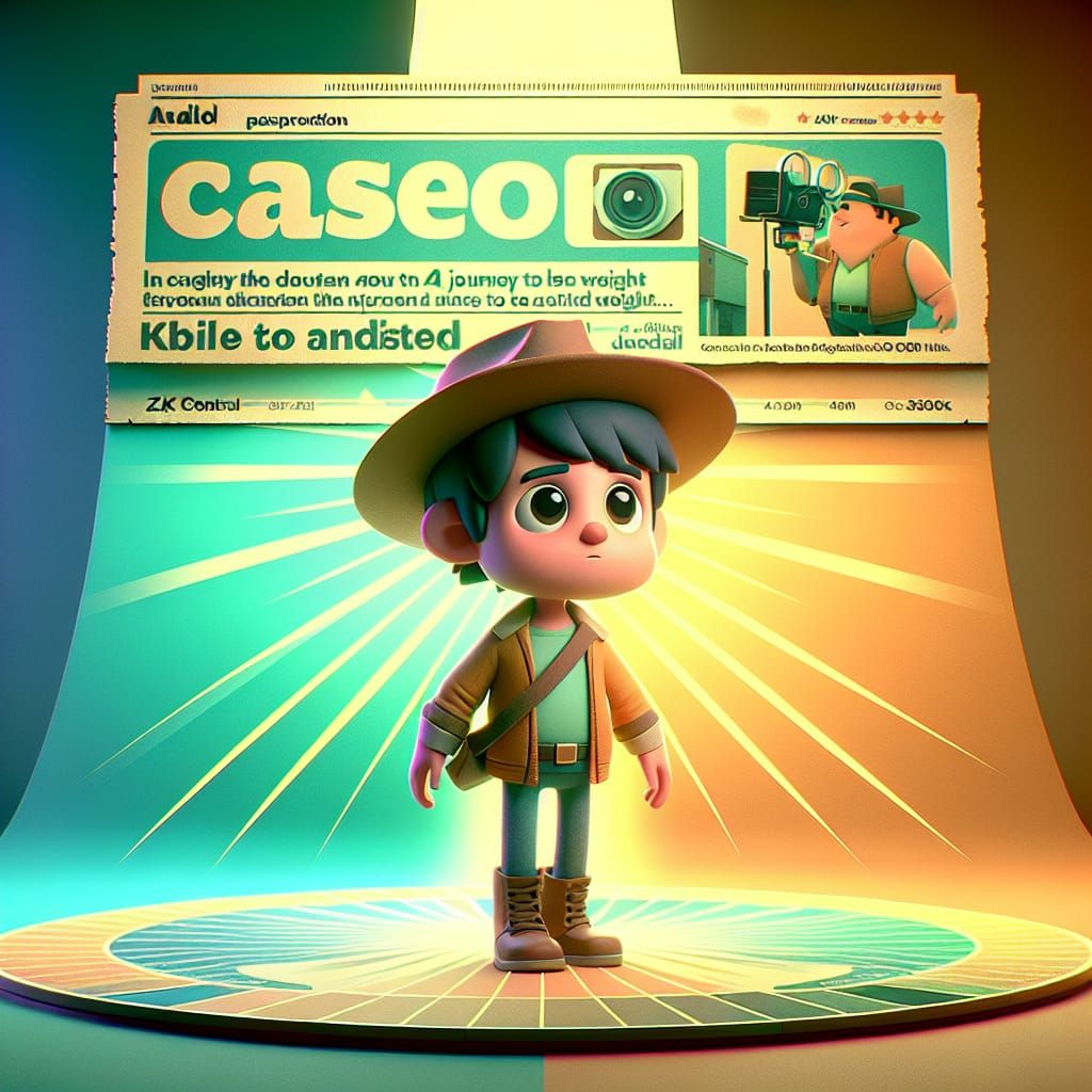 Caseoh's Weight Loss Journey: 3D Digital Art