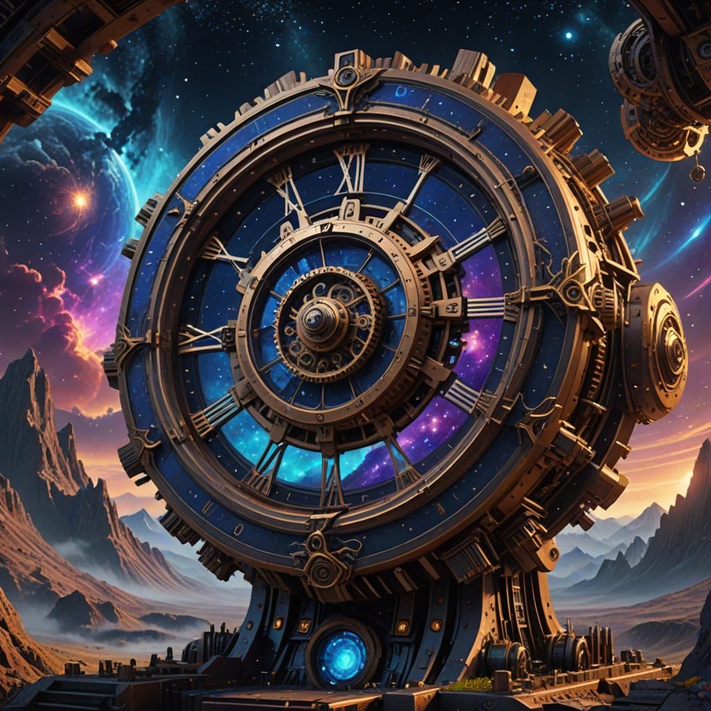 Giant Clockwork Mountain Mechanism in Cosmic Sky