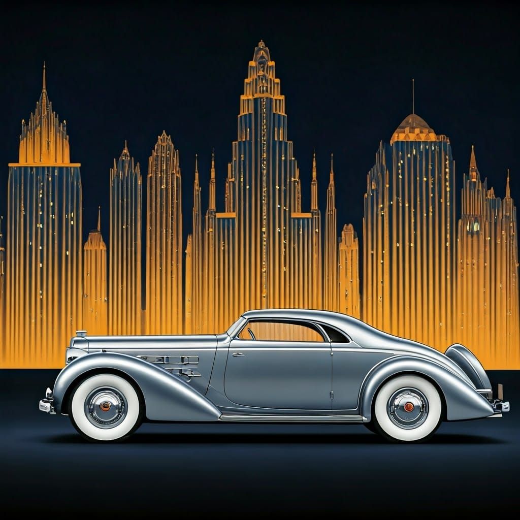 The Silver Chariot with smooth, aerodynamic lines