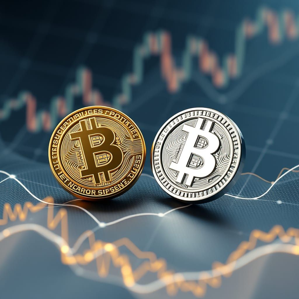 Golden and Silver in Motion