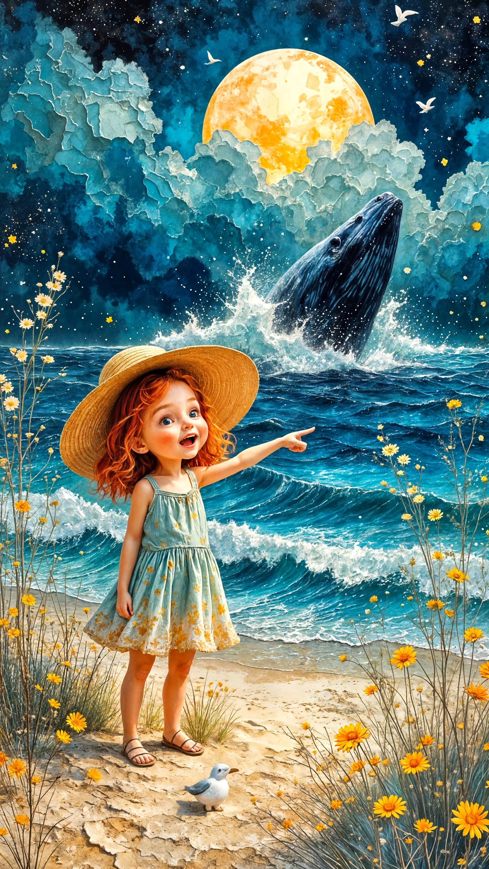 Whale Watching Under the Full Moon