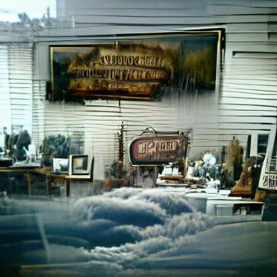 antique storefront day very friendly open sign in the window